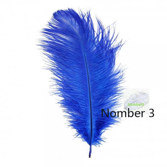 Acheter En Gros Plume D Autruche Bleu Royal Pour Mariage Centre De