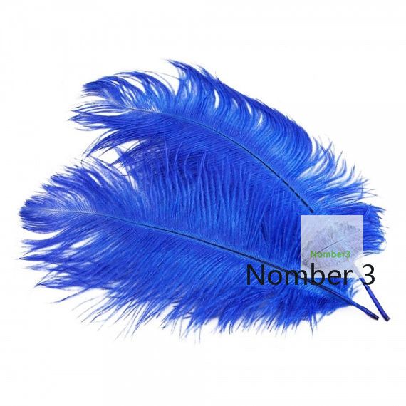 Acheter En Gros Plume D Autruche Bleu Royal Pour Mariage Centre De