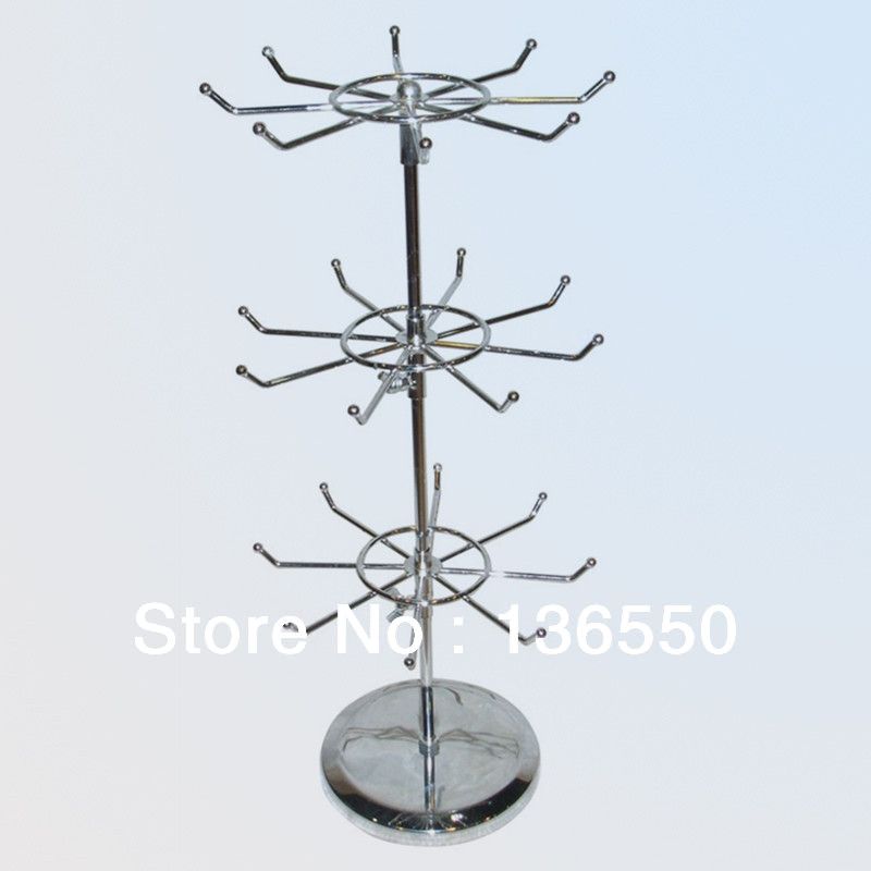 40 YEON 40 Layers Metal Chrome Or Poweder Coated Rotating Jewelry Stunning Revolving Jewelry Display Stand 40 YEON 40 Layers Metal Chrome Or Poweder Coated Rotating Jewelry Stunning Revolving Jewelry Display Stand
