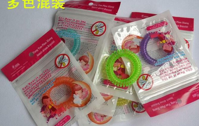 Gorące wyprzedaże! 10% zniżki na Moskitiera Repellent Spring Bransoletki Anti Mosquito Pure Natural Baby Wristband Ręcznie Ring 50 sztuk / partia