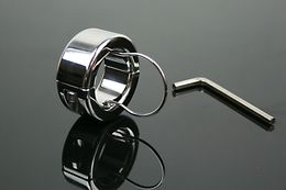 stainless steel 304 ball stretcher Chastity Male ball busting adult sex toys ball torture