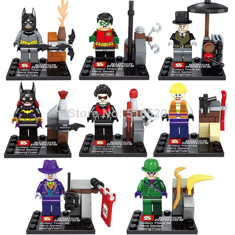 Building Block mini figures DC Batman compatible with Brands 