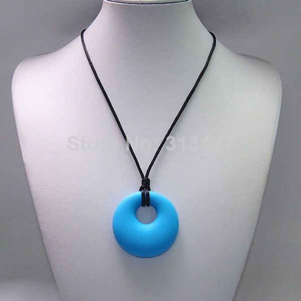 

Free Shipping Silicone Teething Pendant Chewelry nursing Necklace 10pcs/lot