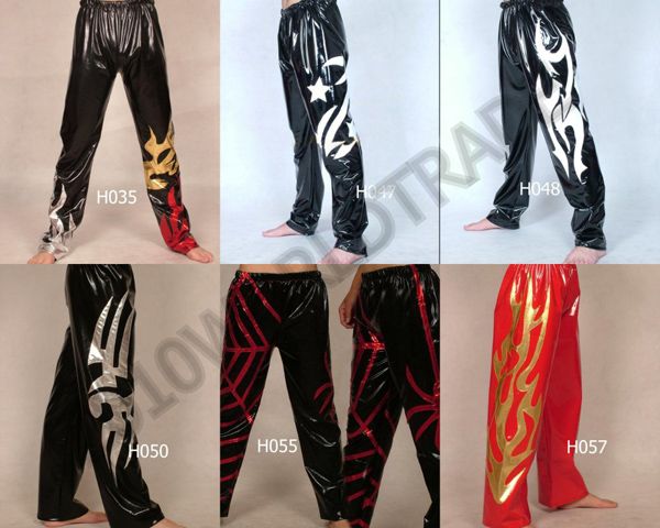 Lycra Spandex Pvc Usa Wrestling Singlet Tights/Pants Costume Sports Mem Outfit For kids-image-143210152