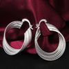 2014 new design cheap jewelry Top quality 925 sterling silver hoop earrings fashion classic party style6193282