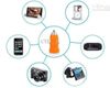 Красочные пуля мини USB автомобильное зарядное устройство Универсальный адаптер для iphone samsung сотовый телефон КПК MP3 MP4-плеер мобильный