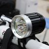Nieuwste CREE XML 3 T6 LED 3800LM fiets fietslicht koplamp fiets voorlamp koplamp zaklamp + oplader + hoofdband + batterij
