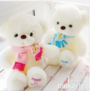 the white teddy bear