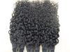 브라질 인간의 처녀 곱슬 머리 위사 퀸 컬 딱딱한 짜기 처리되지 않은 자연스러운 검은 색 3 번들 확장을 염색 할 수 있습니다
