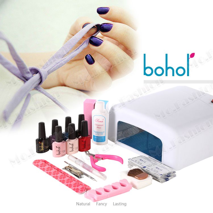 5 In Nail Polish Gel, Available Nail Art Pro DIY Full Set Manicure Kit