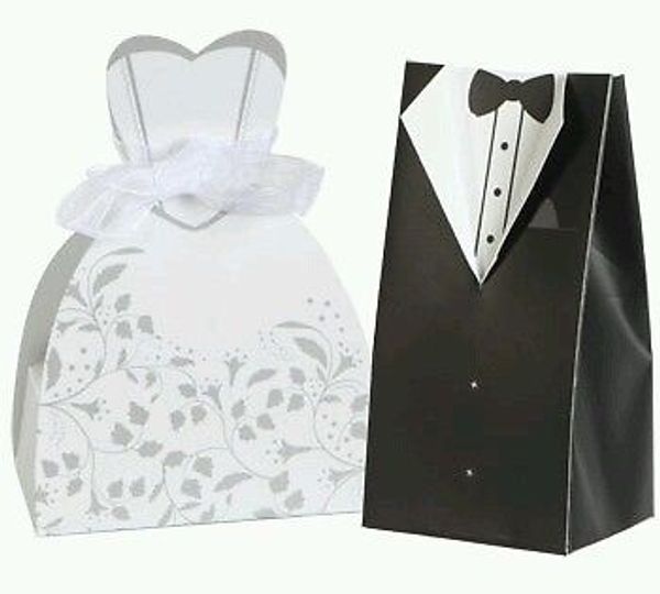 

40 шт. Жених и невеста Коробки конфет Свадебные сувениры с цветочным узором Подаро
