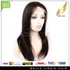 Full Lace Wig Brazilian Hair Human Hair Wigs with Combs and Stretch Natural Color Silky Straight Medium Cap Bellahair