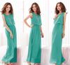 Summowa sukienka szyfonowa bohemijska kobiety szyfonowe kostki długie sukienki sukienki bez rękawów sukienka vestidos zielony czarny plus rozmiar xxl