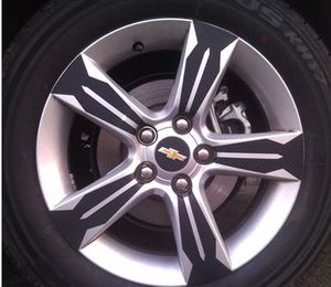 Chevrolet Cruze achat en gros de Accessoires extérieurs Stickers de roues de ruban à décalque pour Chevrolet Cruze D Stickers de décoration de la fibre de carbone D