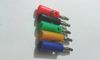 Linternas de 4 mm, conector banana, 5 colores, para amplificadores de potencia, poste de unión