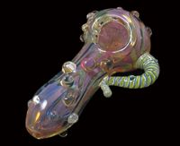 GP- 2014 glass smoking pipes spoon pipe 95MM
