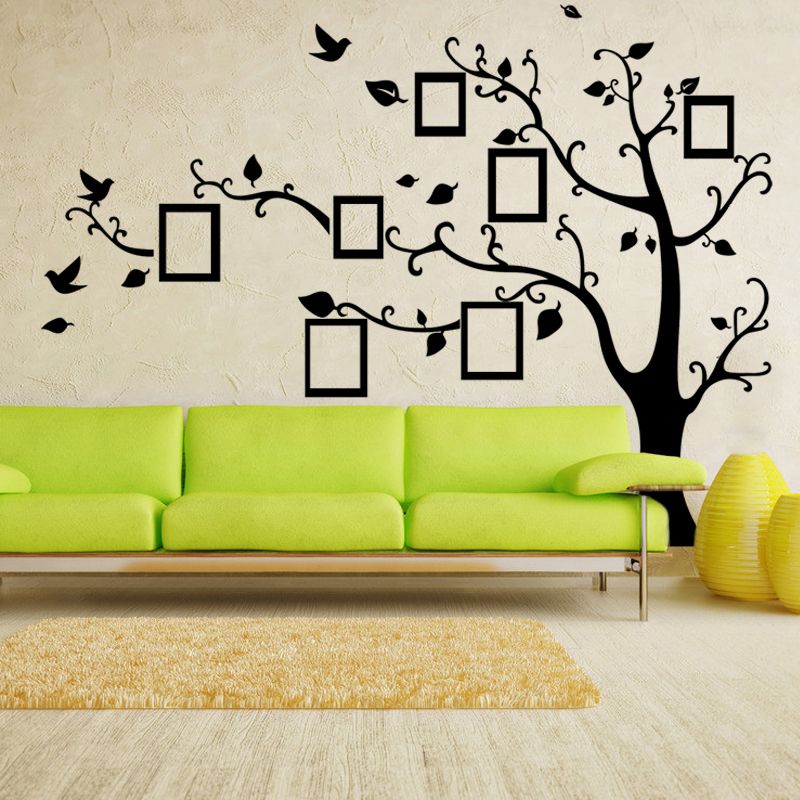 X Large Room Photo Frame Decoration Family Tree Wall Decal Sticker X Large Room Photo Frame Decoration Family Tree Wall Decal Sticker Poster On A Wallpaper Kids Photoframe Art Left Facing Es