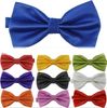 Mężczyźni Poliester Solid Color Bow Wkładki Mieszane Style 30 sztuk / partia Freeshipping Dropshipping Wysokiej jakości