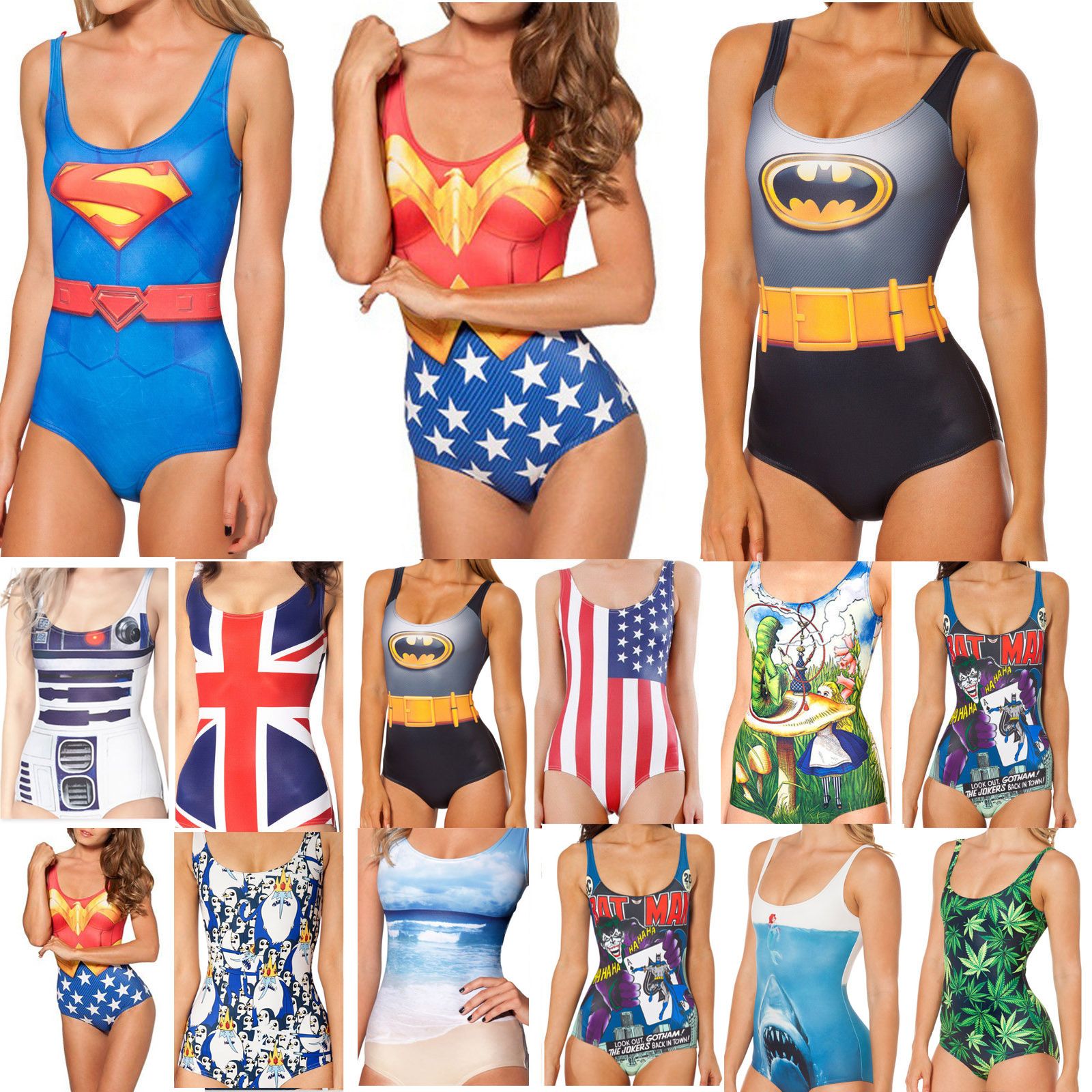 captain america swimsuit womens