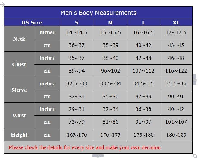 average shirt weight
