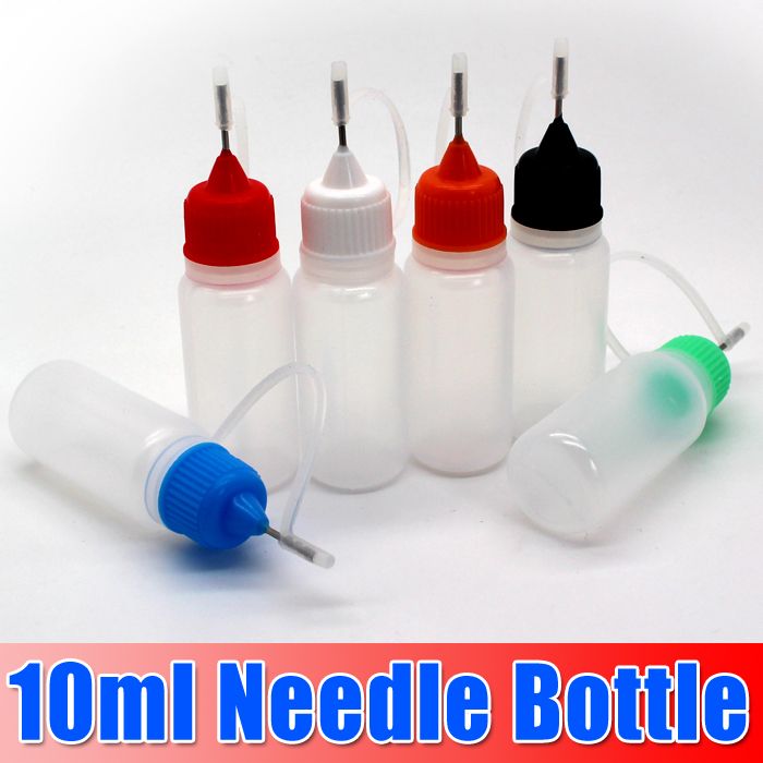 Needle Bottles 10ml Empty Bottle For EGo Series Electronic Cigarette E Cig Plastic Needle