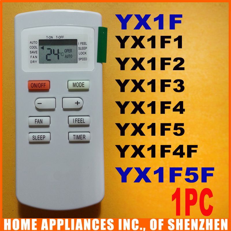 Gree LENNOX TOSOT Air Conditioner Remote Control YX1F5F Compatible With
