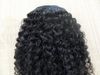 New Brazilian Curly Hair Weft Ciip In Kinky Curl Weaves Unprocessed Natural Black Color Human Extensions Can Be Dyed 1Piece