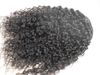 マレーシア変態カーリー人間の髪の毛の織りアフロ製品自然な黒い延長1束1つのロット美容片