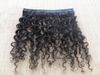 Groothandel Braziliaanse menselijke maagdelijke Remy Hair Extensions Kinky Curly Clip In Weaves Natural Black Color 9 PCS E￩n bundel