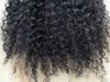 Atacado Brasileira Virgem Humana Remy Extensões de Cabelo Kinky Curly Clipe em Weaves Natural Color Black 9 Pcs Um Bundle