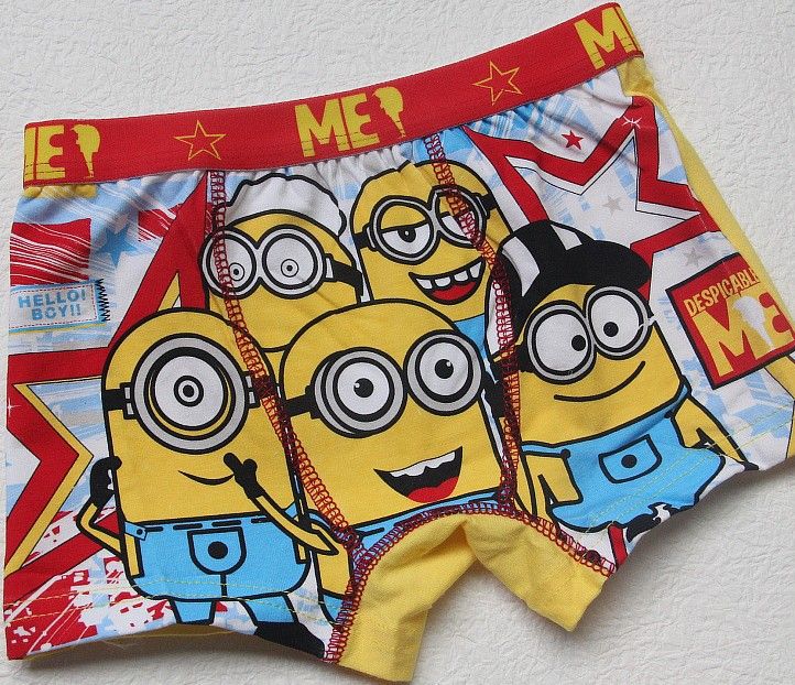 2018 Boys Girls Minion Despicable Me Underwear Panties Briefs Children
