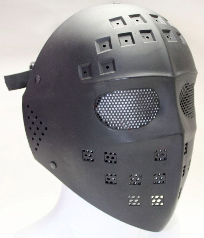 Hockey Goalie Goaltender Full Face Protect Mask With Metal Mesh Goggle