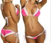 Fashion Sexy women bikini swimwear beachwear lace Bikinis suits lace-up T-back briefs knickers Pure Colour