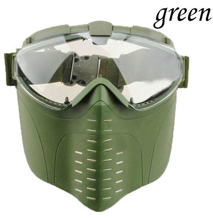 Anti Fog Tactical Electric Ventilated Full Face Fan Ventilation Mask