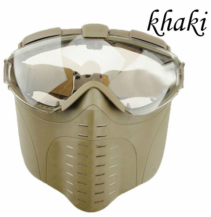 Anti Fog Tactical Electric Ventilated Full Face Fan Ventilation Mask