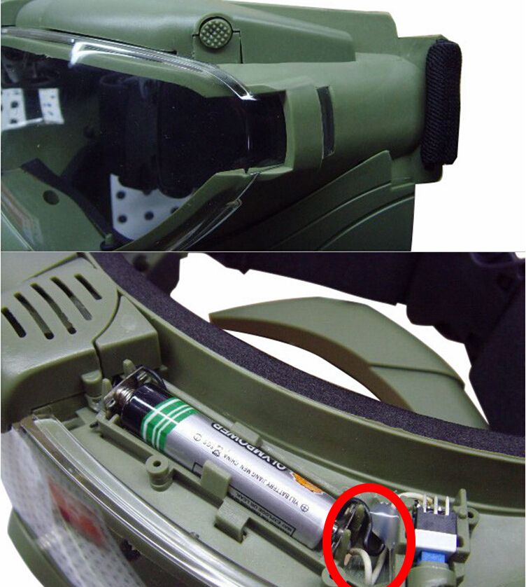 Anti Fog Tactical Electric Ventilated Full Face Fan Ventilation Mask