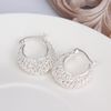 fashion New 925 sterling silver Male girls Nice drop earrings free shipping