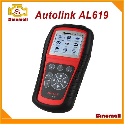 Autolink AL619 AL-619 ABS / SRS + CAN envío libre Herramienta de diagnóstico OBDII de DHL