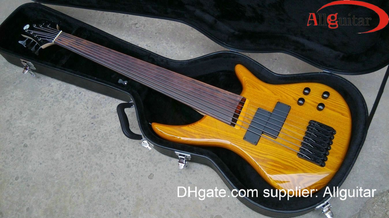 

classical 7 strings fretless bass Natural electric bass China Bass