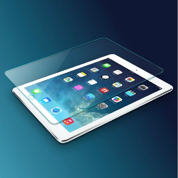 Anti shatter tempererat glas LCD-skärmskydd Skyddsfilm för iPad 2 3 4 iPad Mini Air 2 Pro 2017 2018 10.5 11 9.7 tum Inget paket
