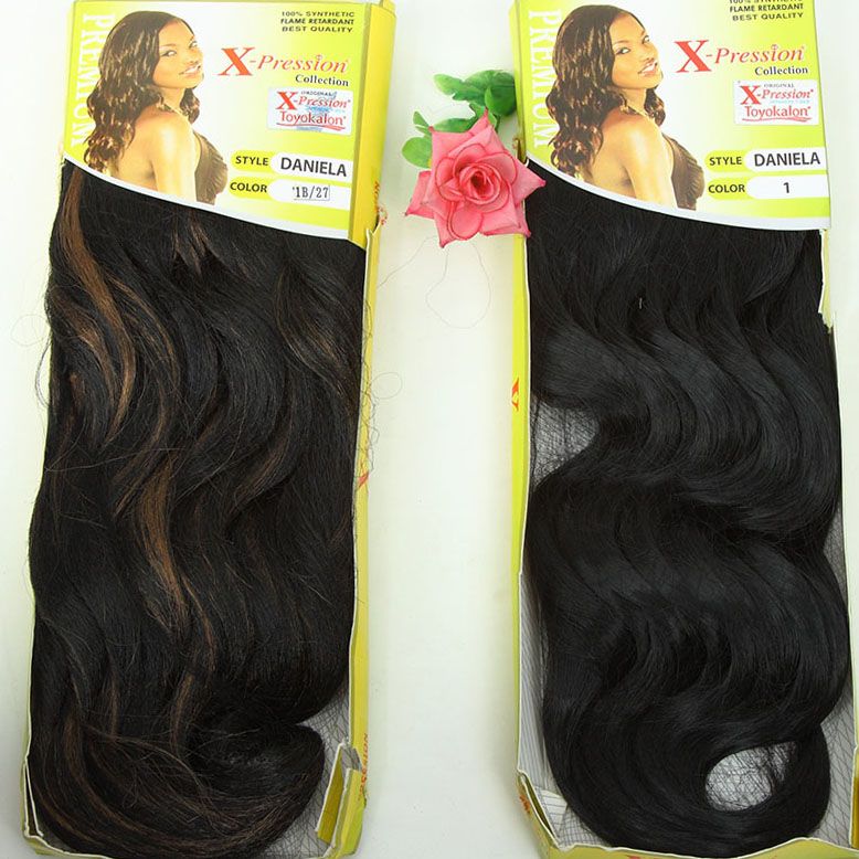 X Pression Collection DANIELA 1,1B/27 Loose Wave Synthetic Hair