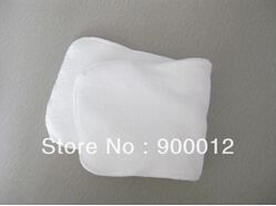 Naughty Baby Microfiber Insert 50st 3 Lager Tvättbara 100% Mikrofiber Baby Cloth Diaper Nappies Infogar Gratis frakt