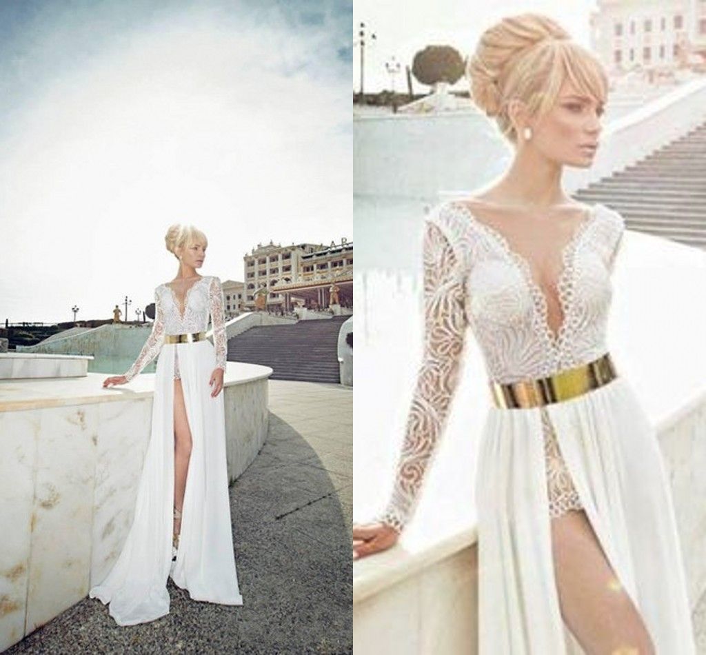 2019 year for women- Beach sexy wedding dress 2019 year look- Beach sexy wedding dress