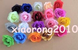 More Colours for the Best Selling 100pcs Artificial Flowers Silk Camellia Rose Peony Flower Heads 7--8cm 20 Colours Available U Choose Colour