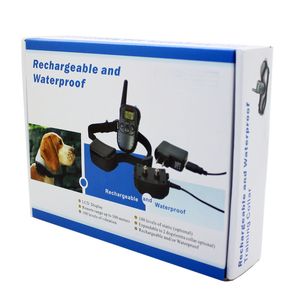 Toptan satış Şarj edilebilir ve su geçirmez Uzaktan Köpek Eğitimi Yaka 998DR 1 Yaka LCD Ekran 100 düzey Şok ve titreşim