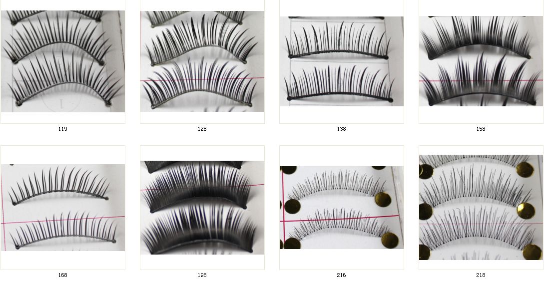 

Beautiful Make Up Mixed Style Black false eyelashes