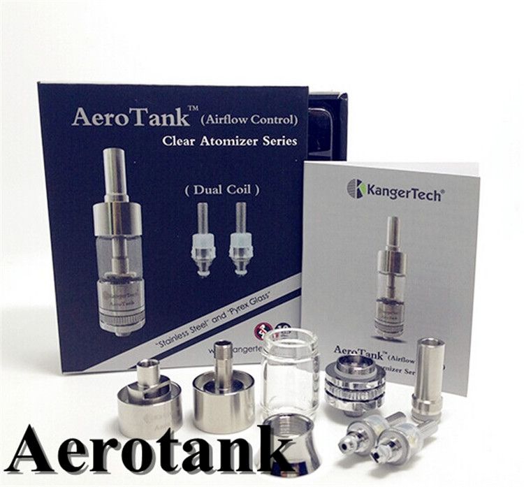 Kangertech AeroTank Atomizer Aerotank Airflow Control Bottom Dual Coil