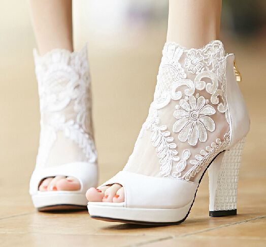 wedding boots bride