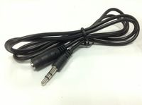Wholesale 100pcs black M ft Stereo AUX Audio Extension Line Cable mm Male to Female
