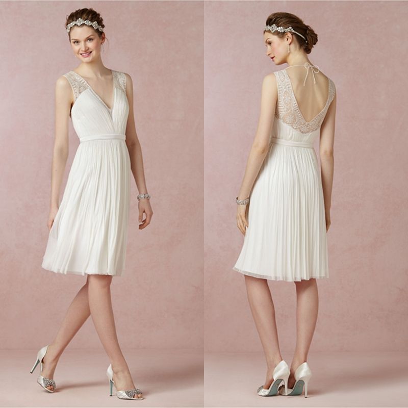 vestido estilo grego curto